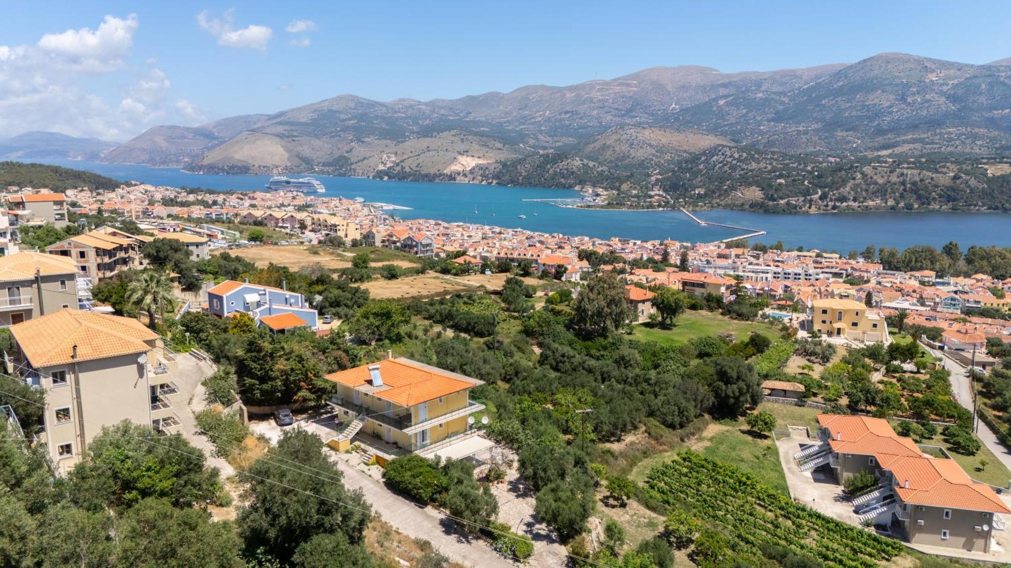 Apaggio Di Argostoli Apartments - Private Parking & Sea View المظهر الخارجي الصورة